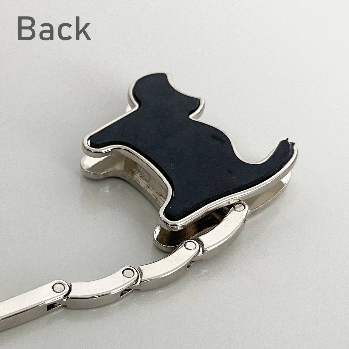 Foldable Purse Hook Hanger: Purple Baguette