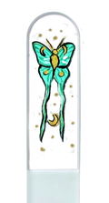 Moon Moth Luna New Beginnings Hand Painted Crystal Nail File: Medium
