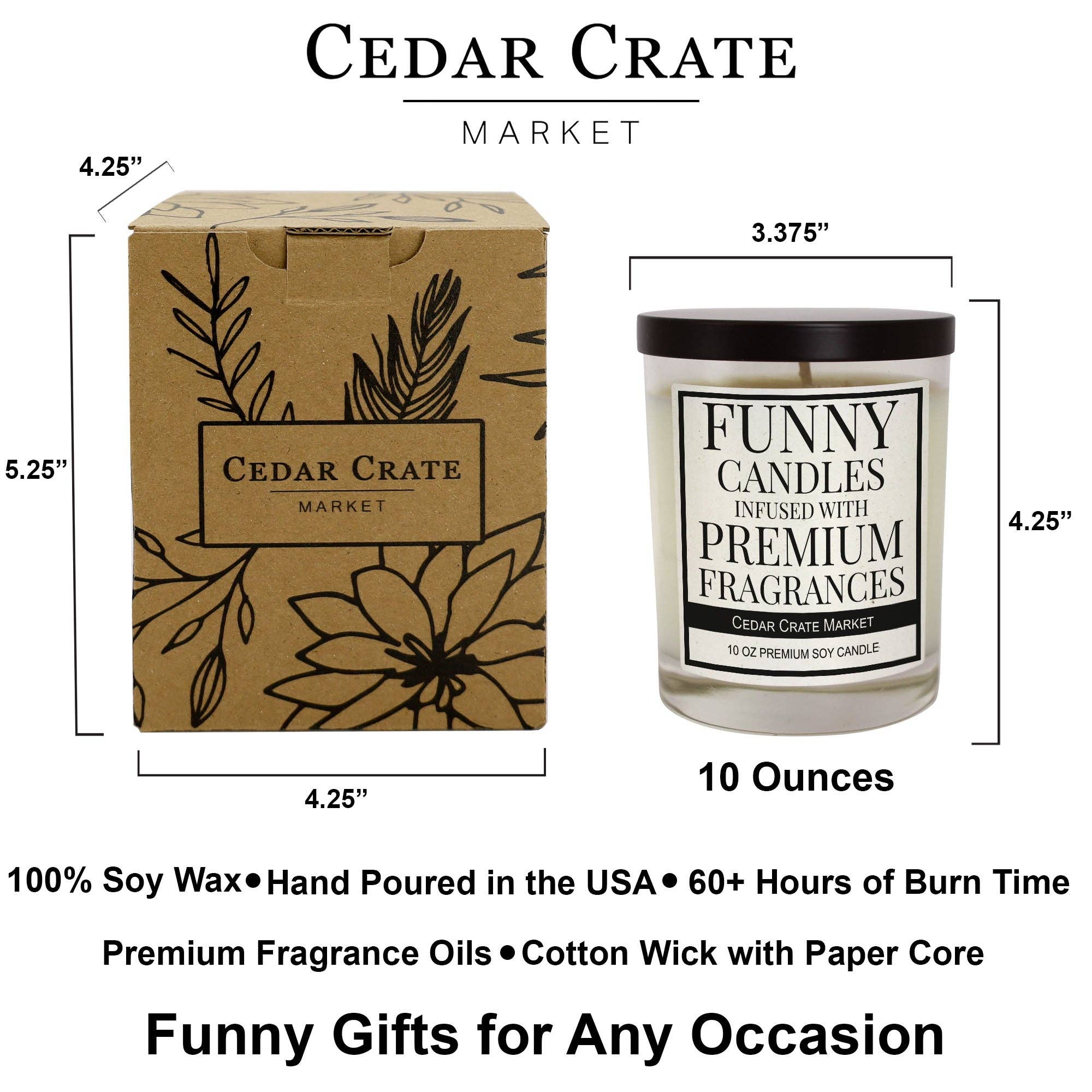 Finally Retired Smells Like Freedom Soy Candle