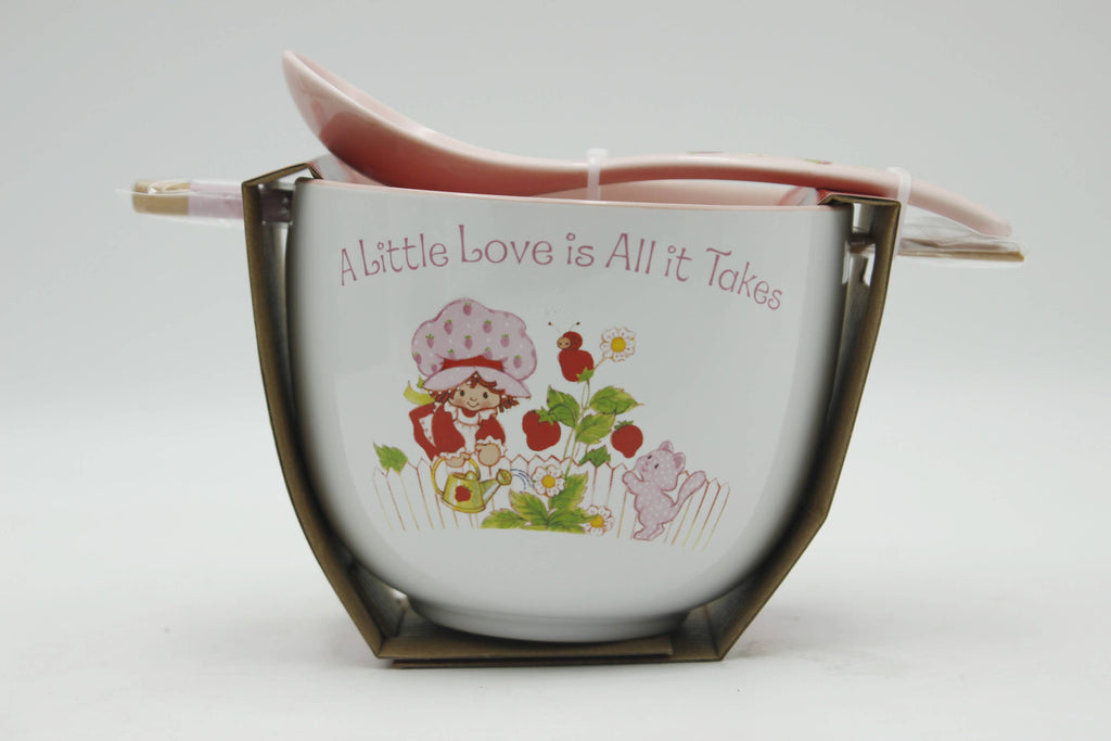 Strawberry Shortcake a Little Love 20oz Ceramic Ramen Bowl