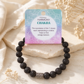Natural Harmony Chakra Stone Bracelet 8mm: Tube Bead