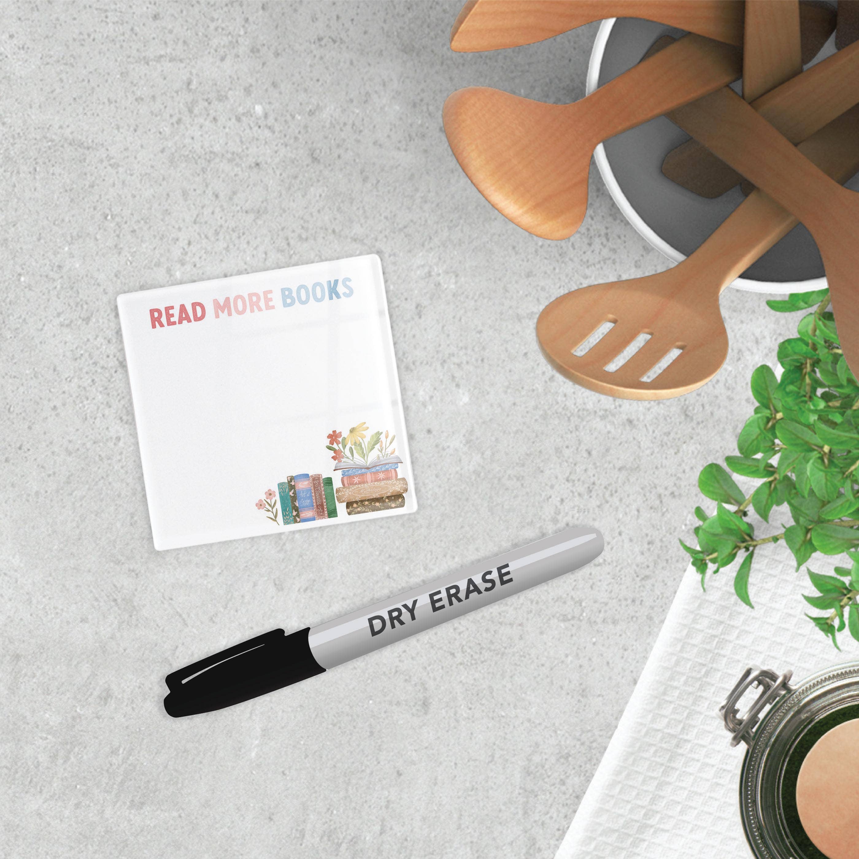 Read More Books Dry Erase Note Board