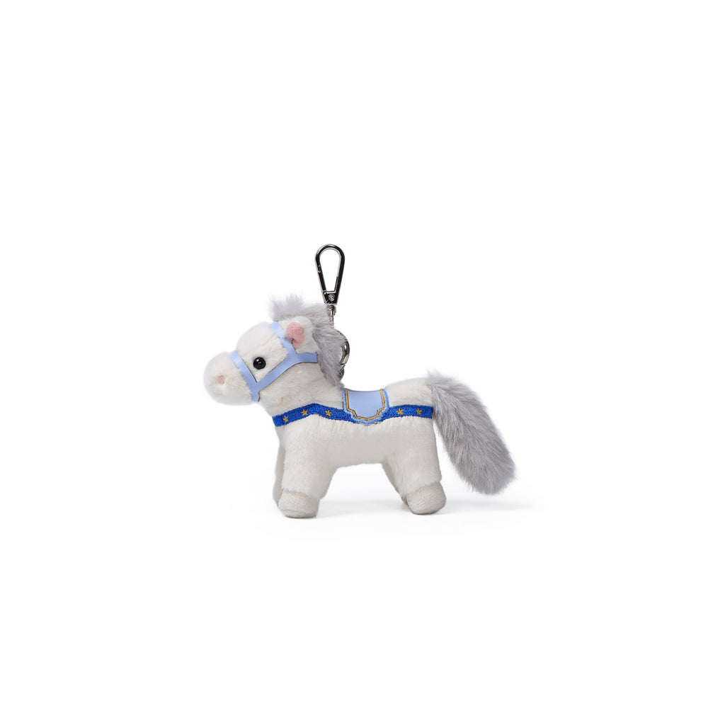 Snowy Pony Plush Bag Charm