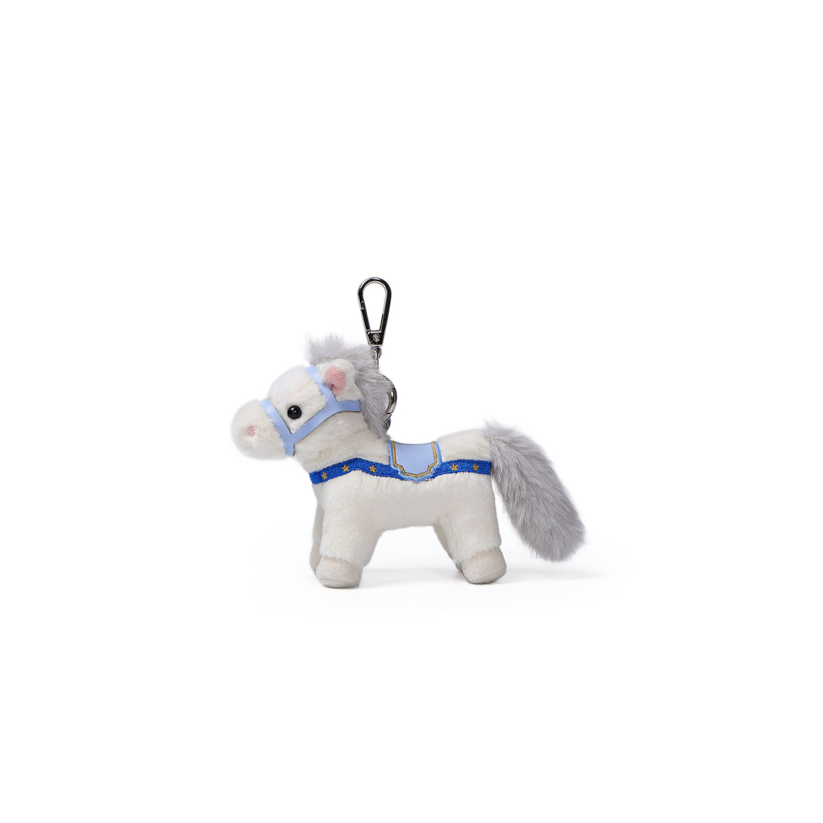 Snowy Pony Plush Bag Charm