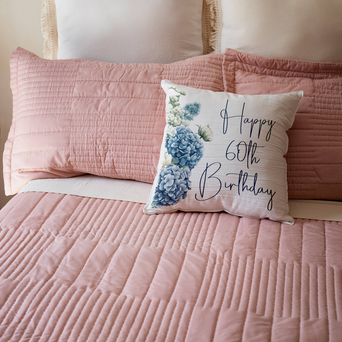 Happy 60th Birthday, Pillow