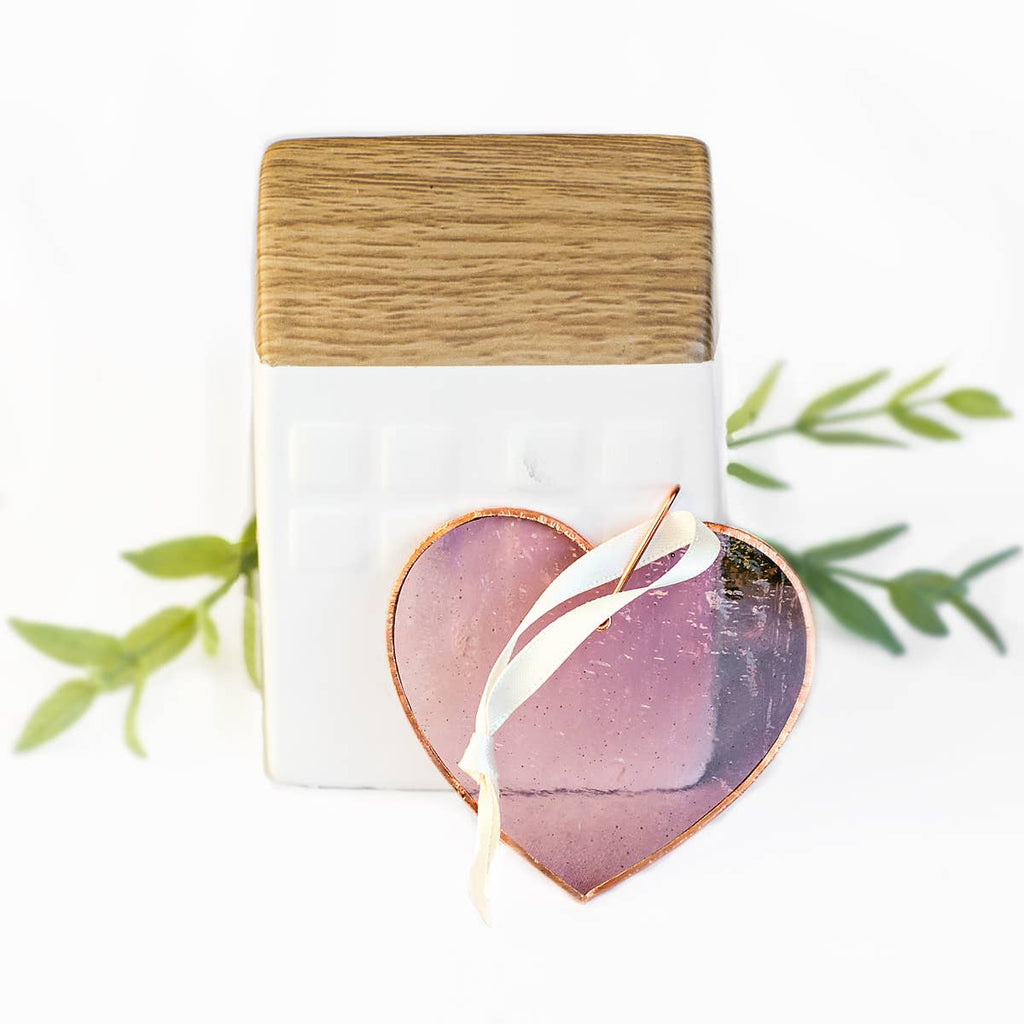 Sister Keepsake Gift – Handmade Stained Glass Heart