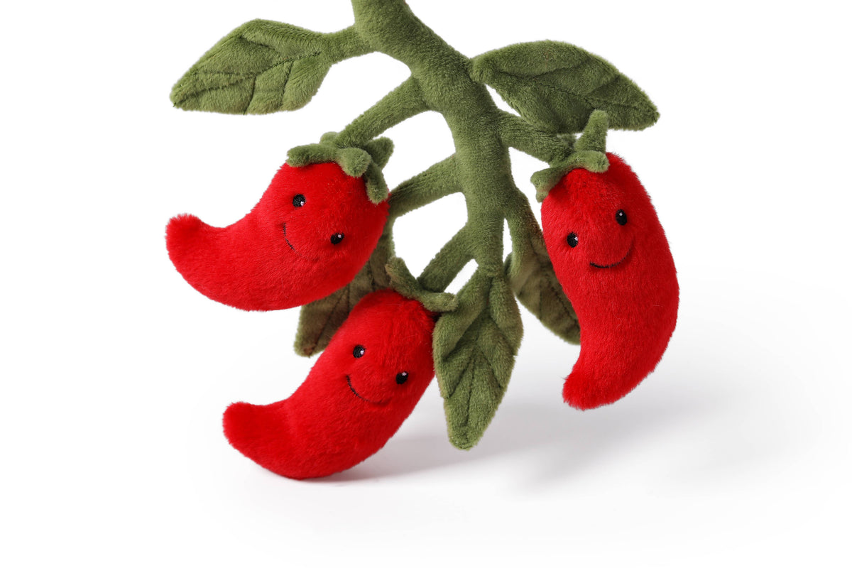 McHugs Spirited Chili Weighted Plush Animal 7"