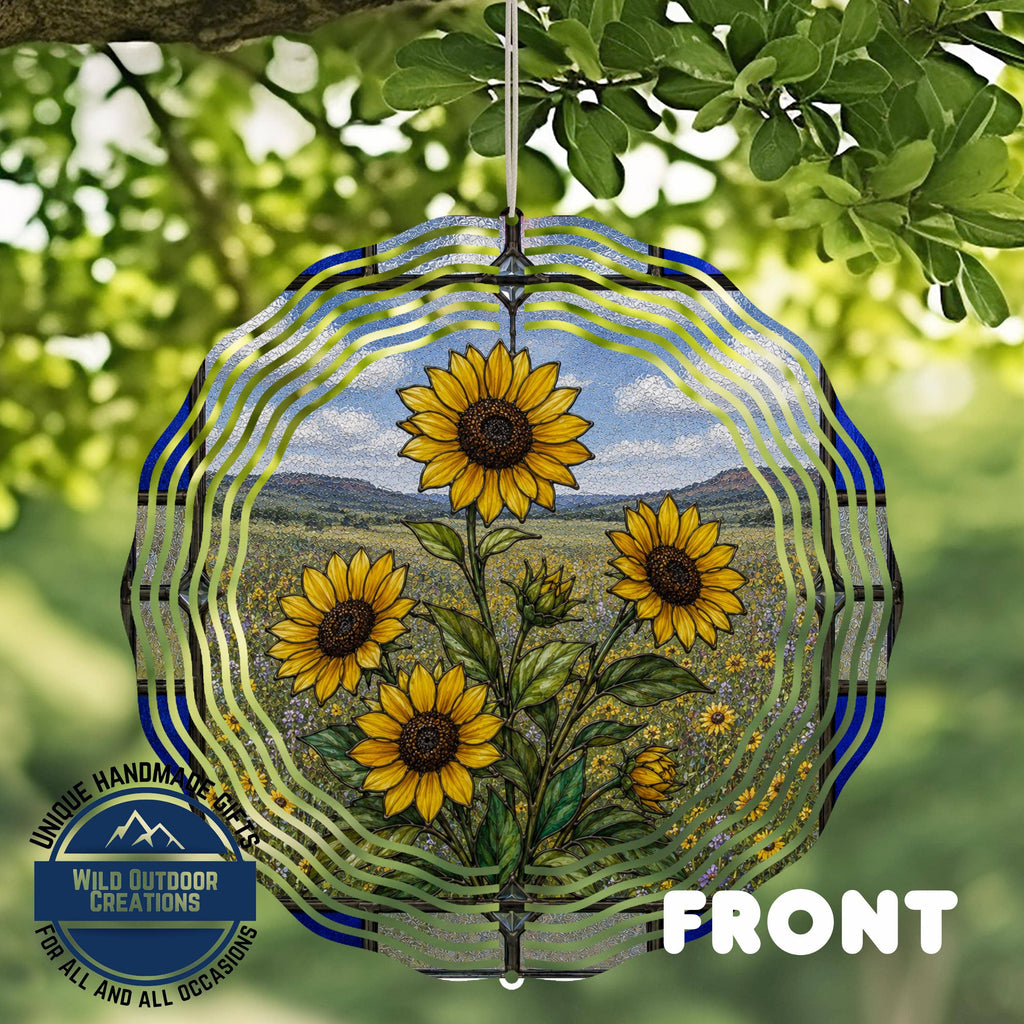 Sunflower Wind Spinner