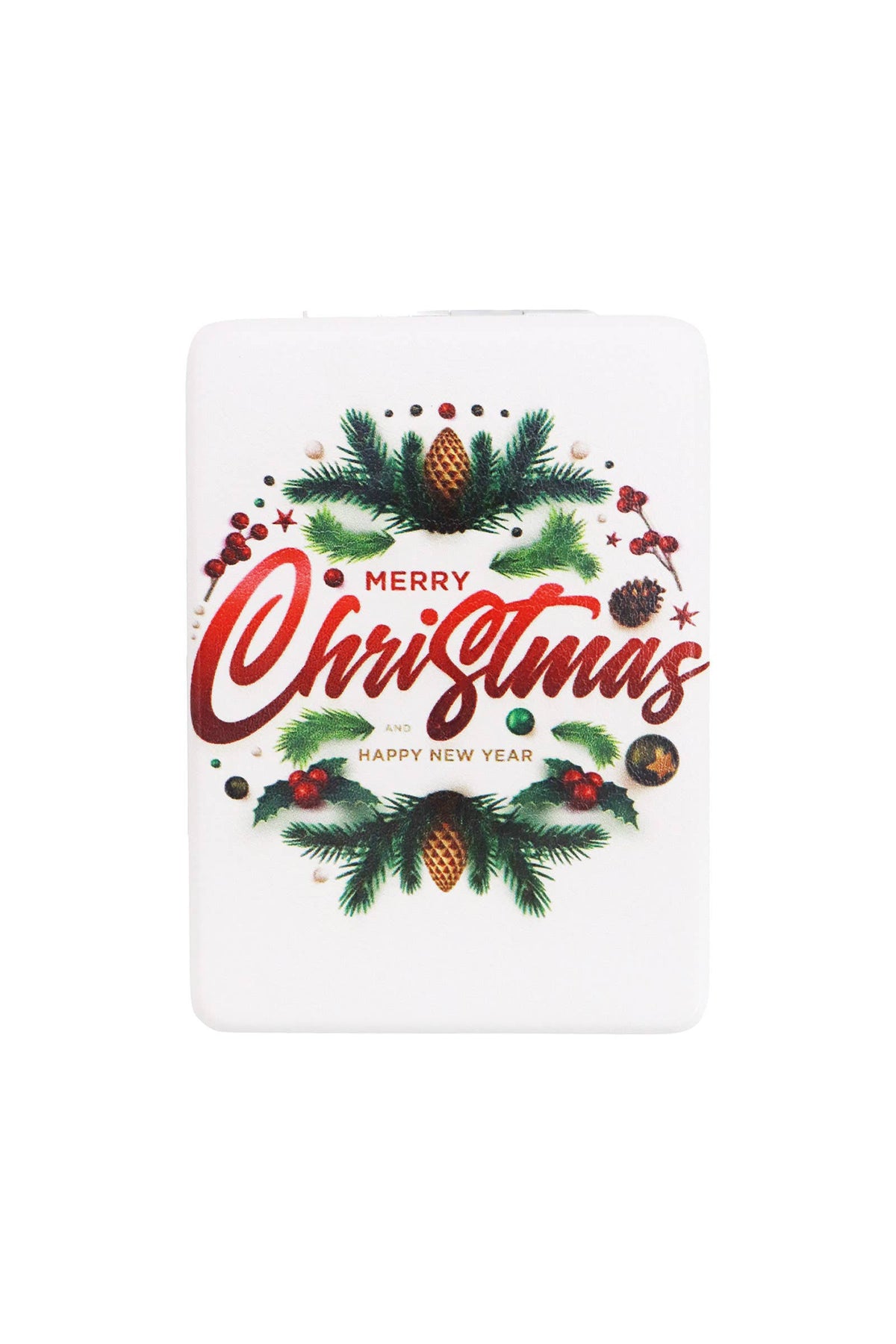 Festive Christmas Compact Mirror