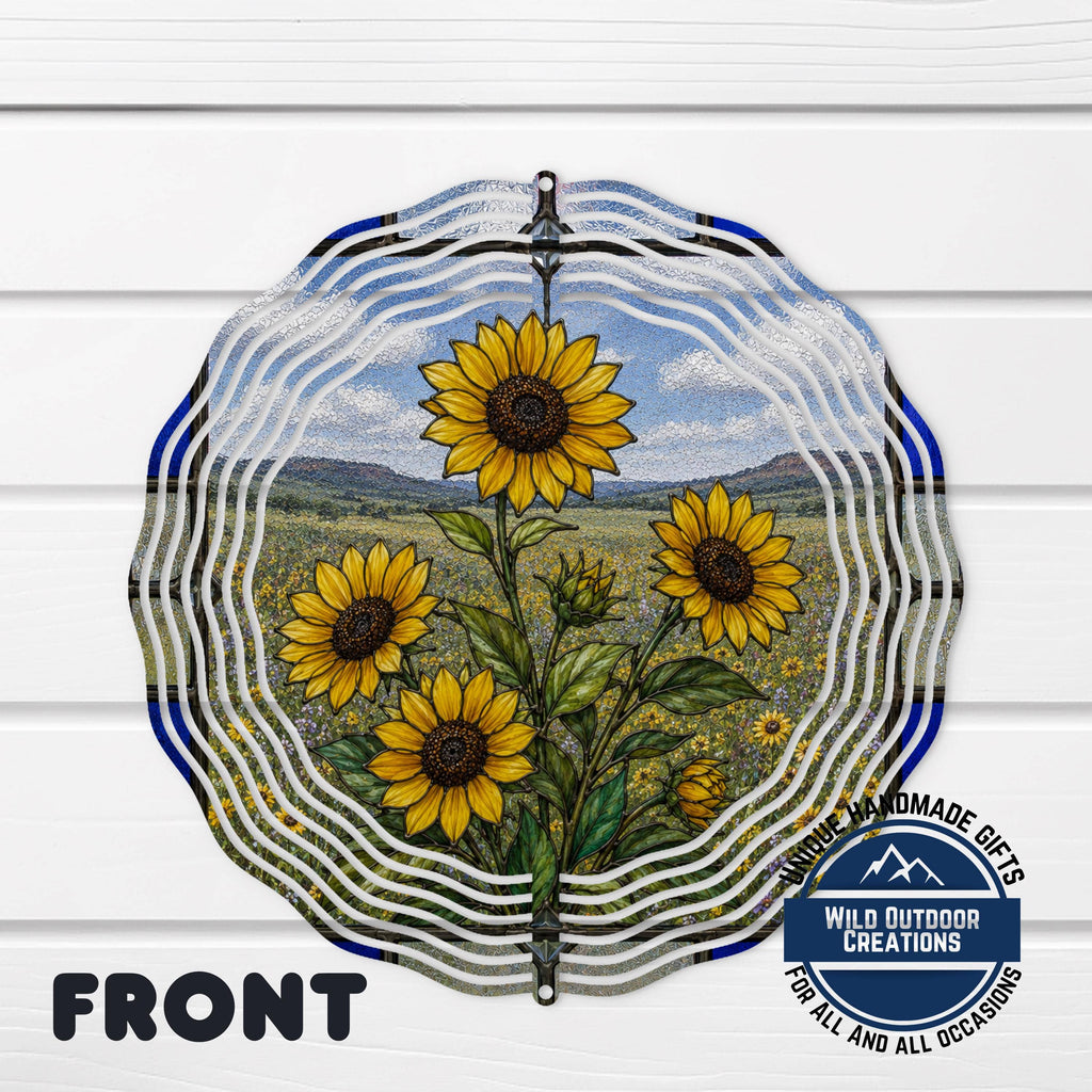 Sunflower Wind Spinner