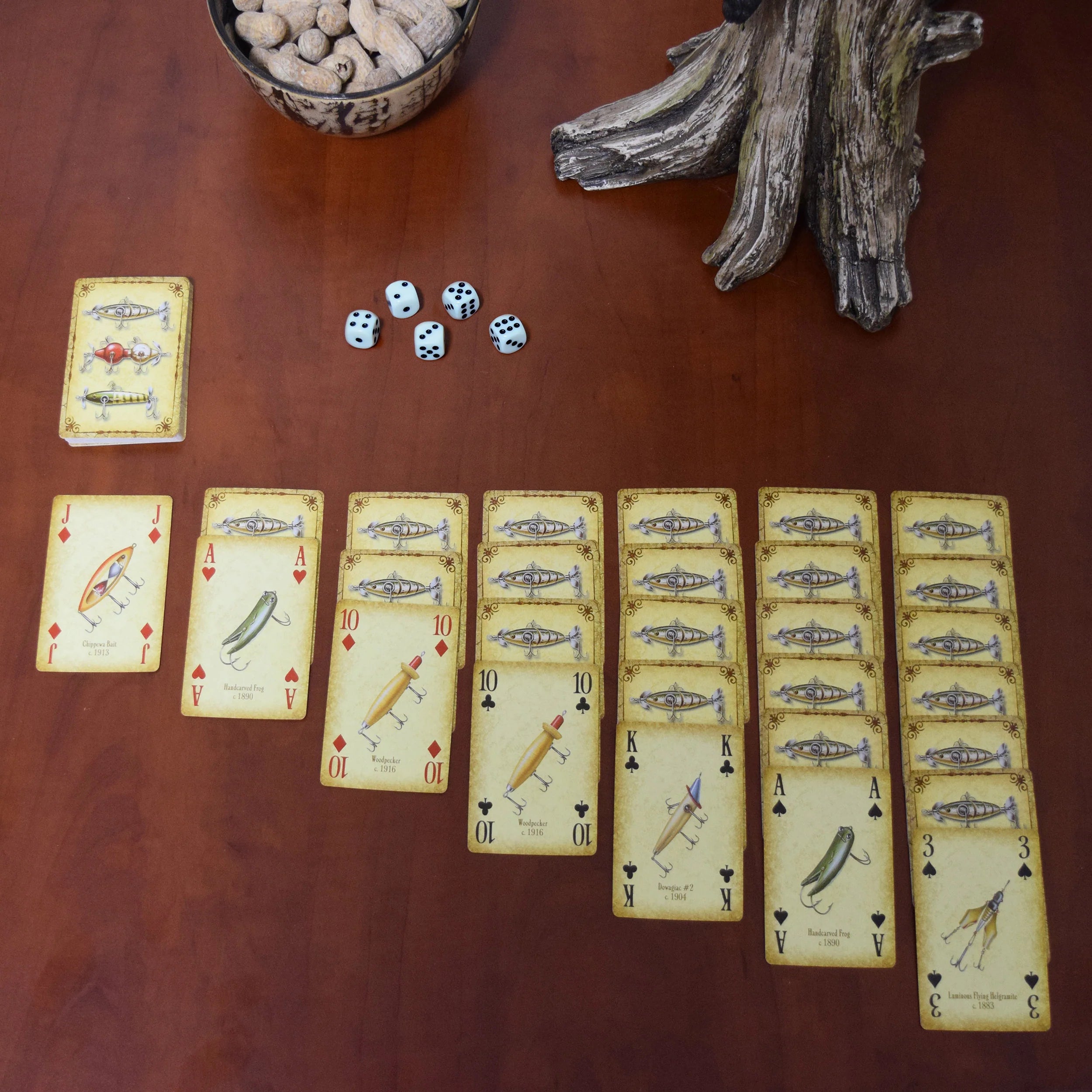 Lures of the Past Playing Cards and Dice