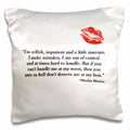 Famous Marilyn Monroe quote Pillow