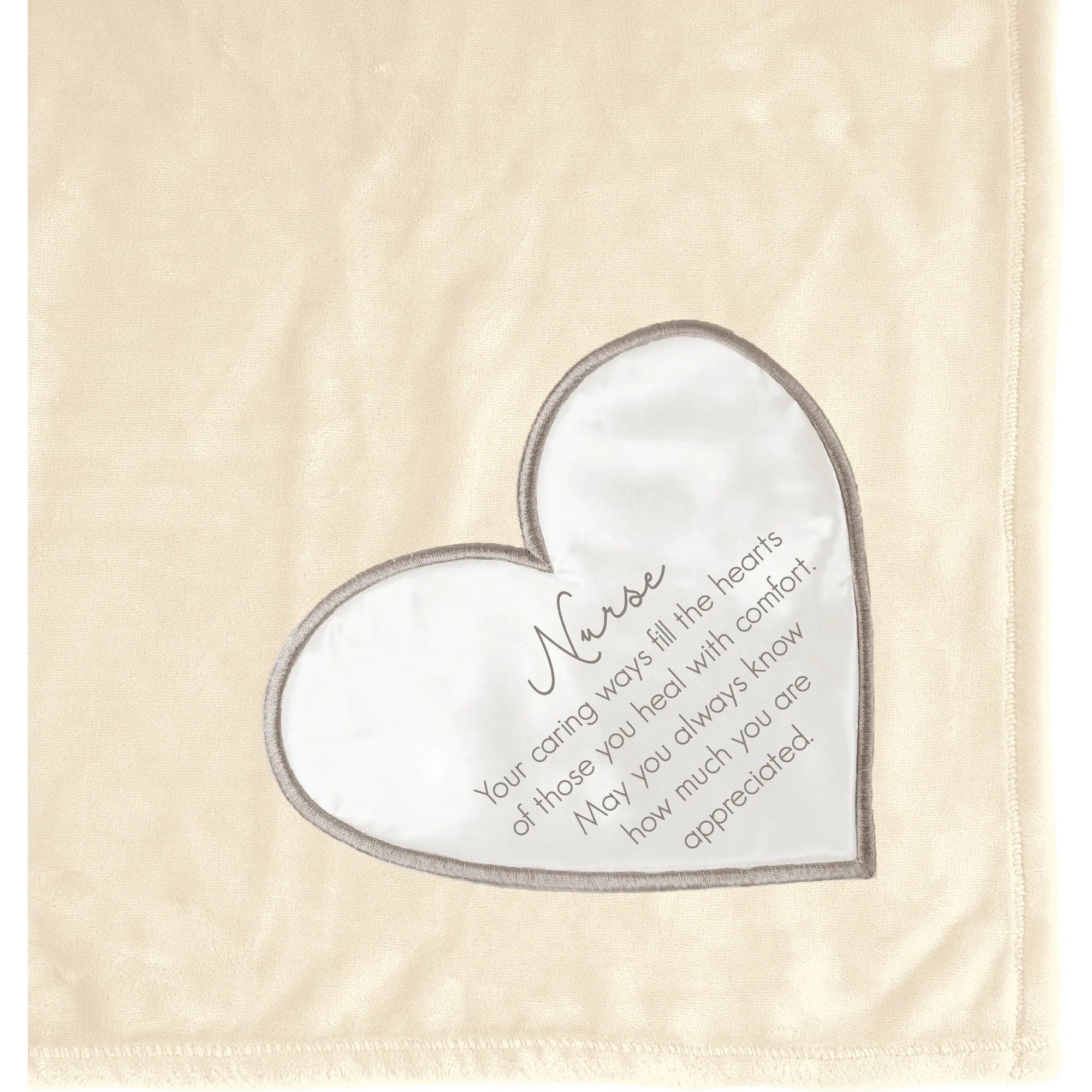 Nurse Royal Plush Blanket Cream