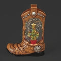 Lighted Christmas Shimmer Cactus in Boot