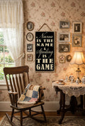 Nana is the name & spoiling is the game wood plaque