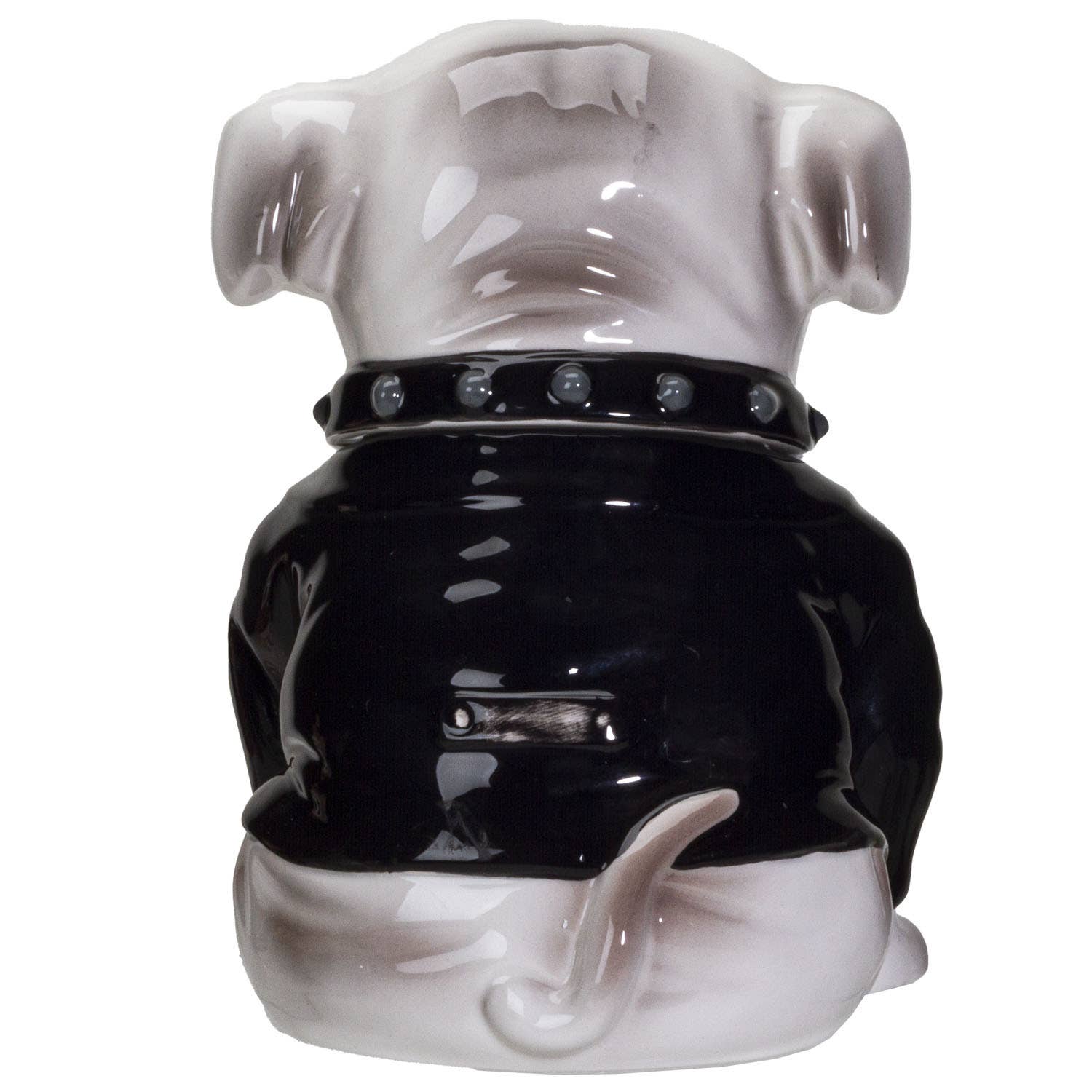 Biker Bulldog Cookie Jar