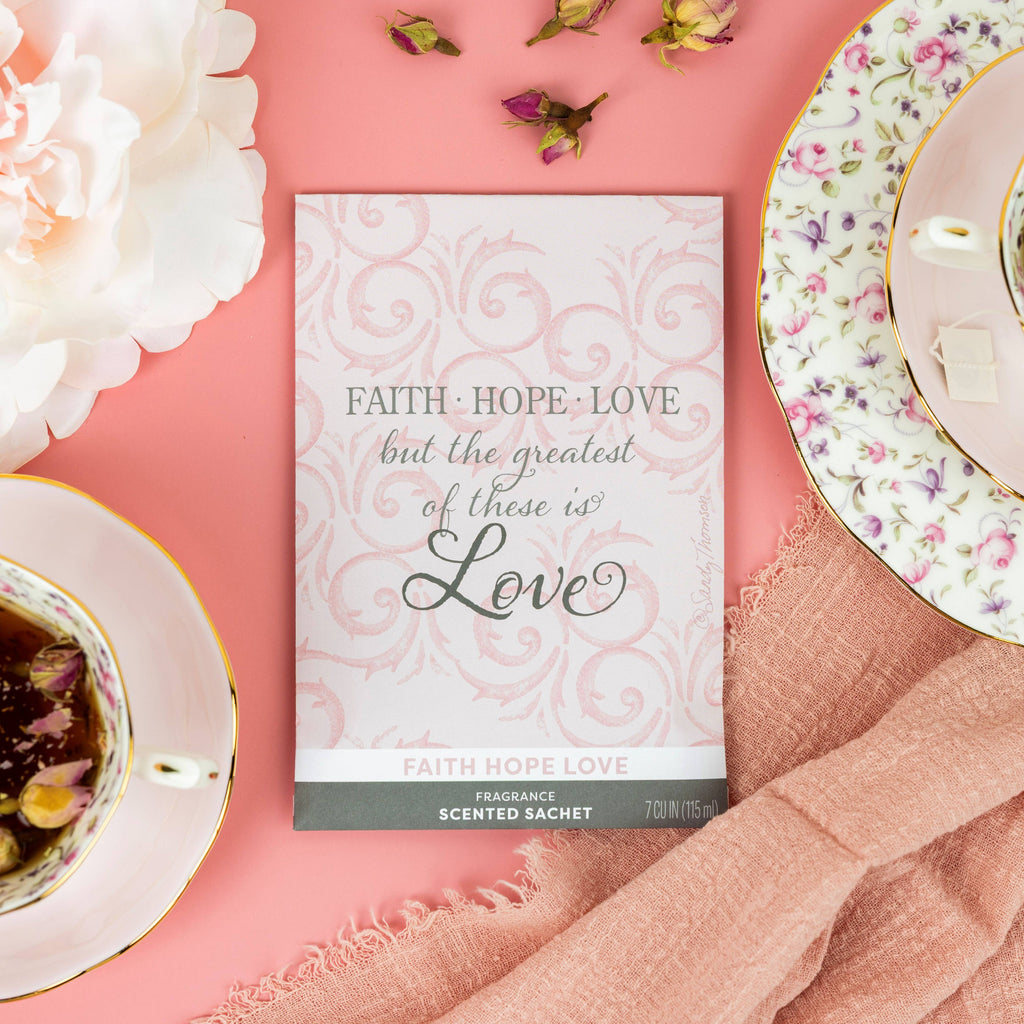 Faith Hope Love Sachet