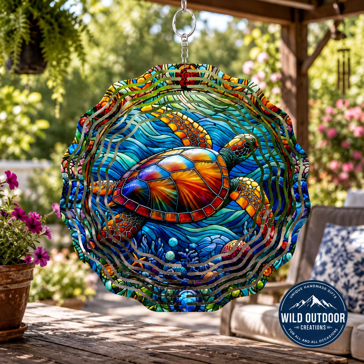 Sea Turtle Wind Spinner