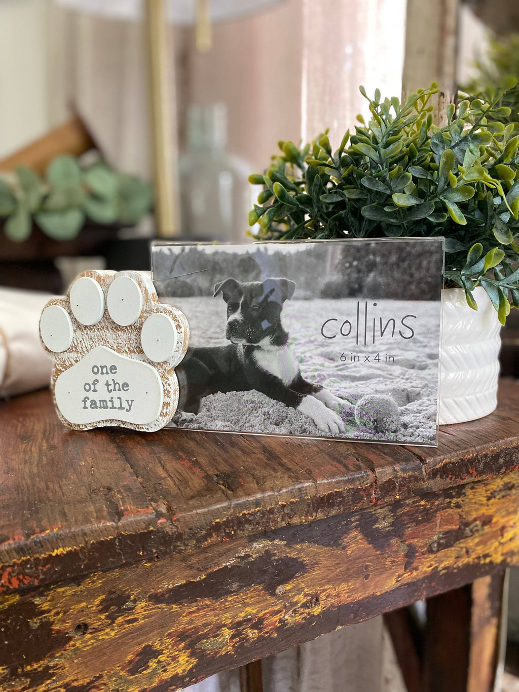 Family Paw Photo Frame