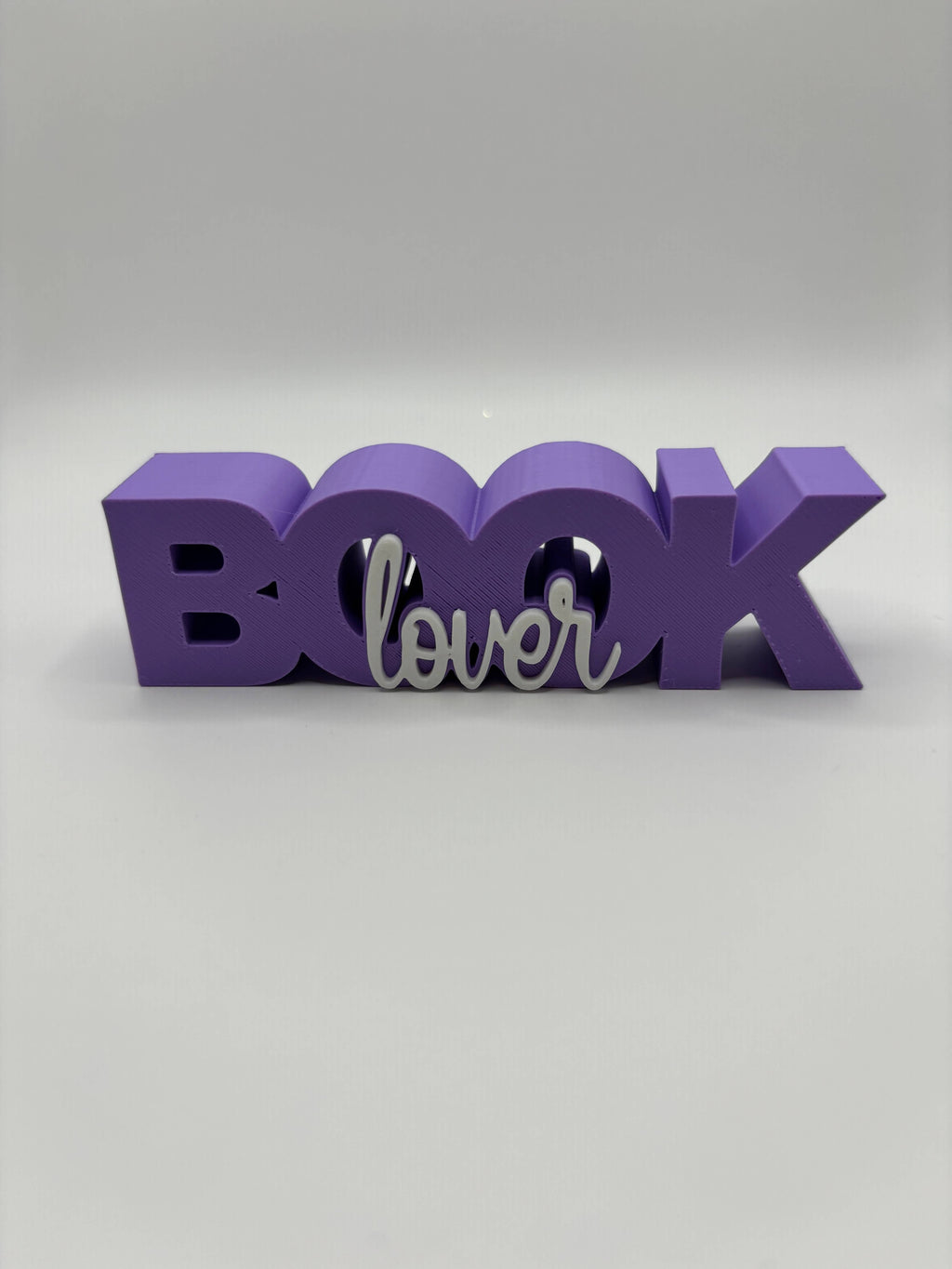 Book Lover Sign: Black