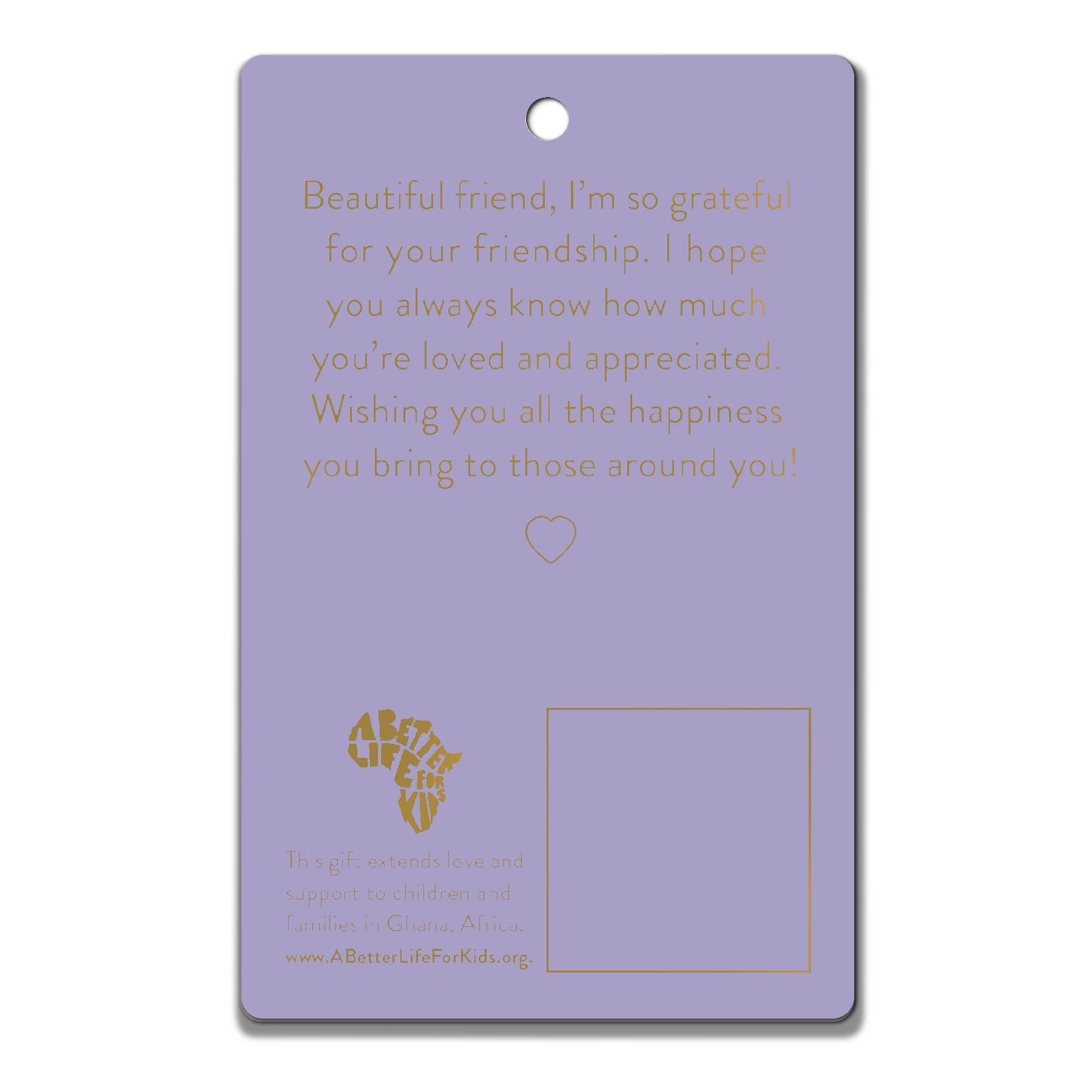 Beautiful Friend You Make The World Brighter Pocket Token