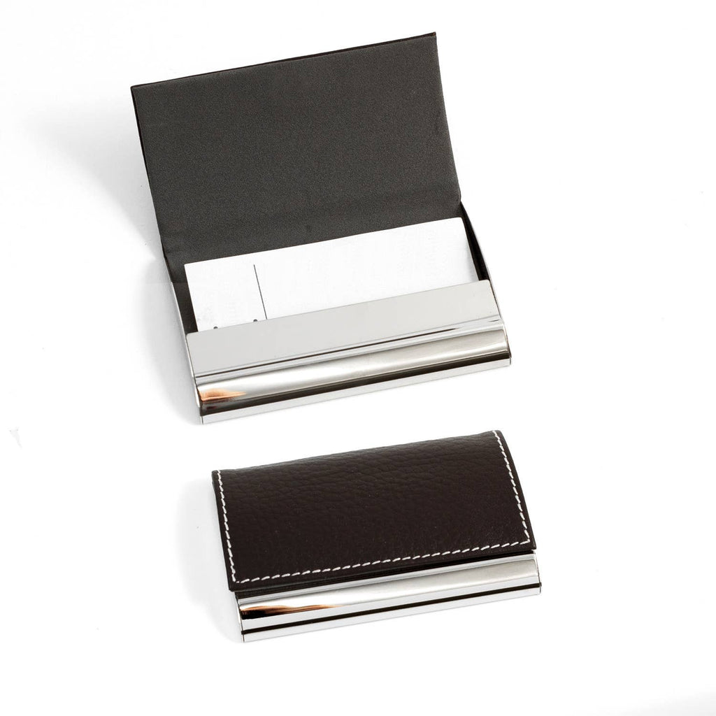 Brown Leather Business Card Case