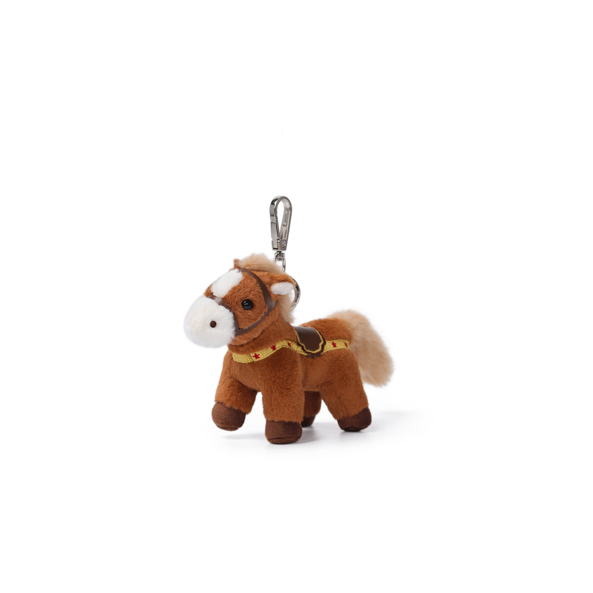 Cinnamon Brown Pony Plush Bag Charm
