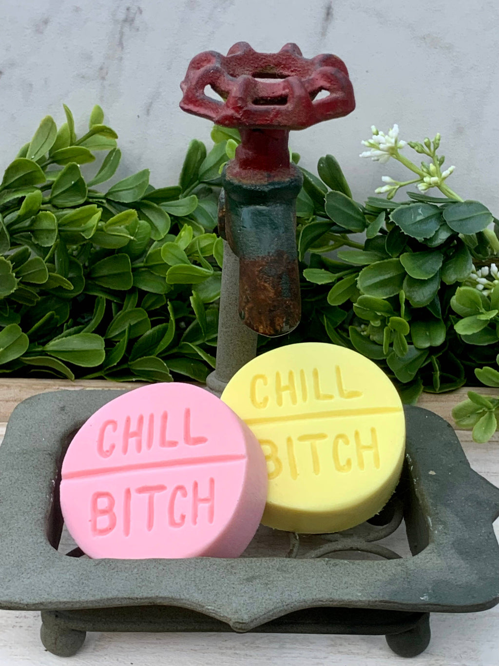 Chill B**ch Yellow/Lemon Pill Soap