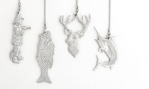 Man Cave Ceiling Fan Pulls - Father's Day Gift: Deer