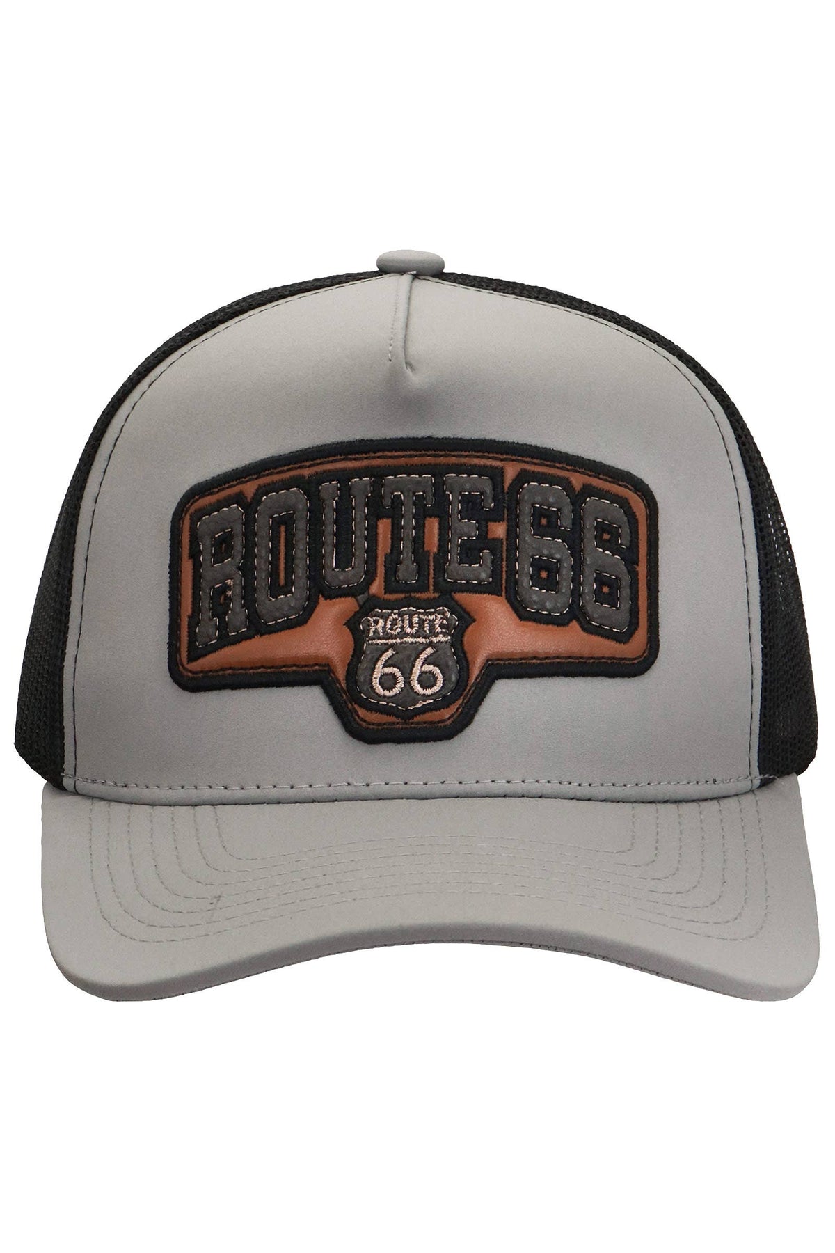 Route 66 Scuba Neoprene Trucker Hat: GRAY/BLACK / ONE SIZE