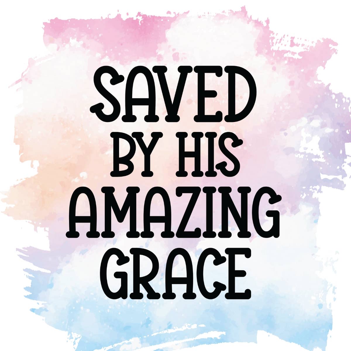 Saved By His Amazing Grace Magnet