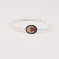 Sacred Heart Crystal Pearl Holy Water Bracelet