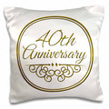 40th Anniversary Pillow