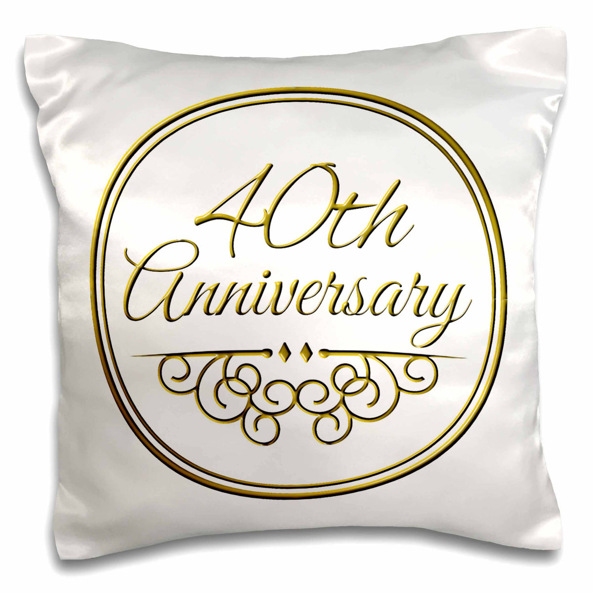 40th Anniversary Pillow
