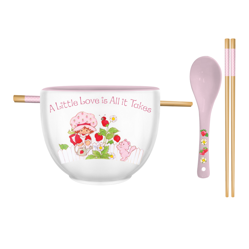 Strawberry Shortcake a Little Love 20oz Ceramic Ramen Bowl