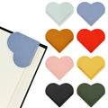 Wrapables.com - Wrapables Leather Corner Bookmarks, Page Marker, Reading Supplies (Set of 8), Hearts