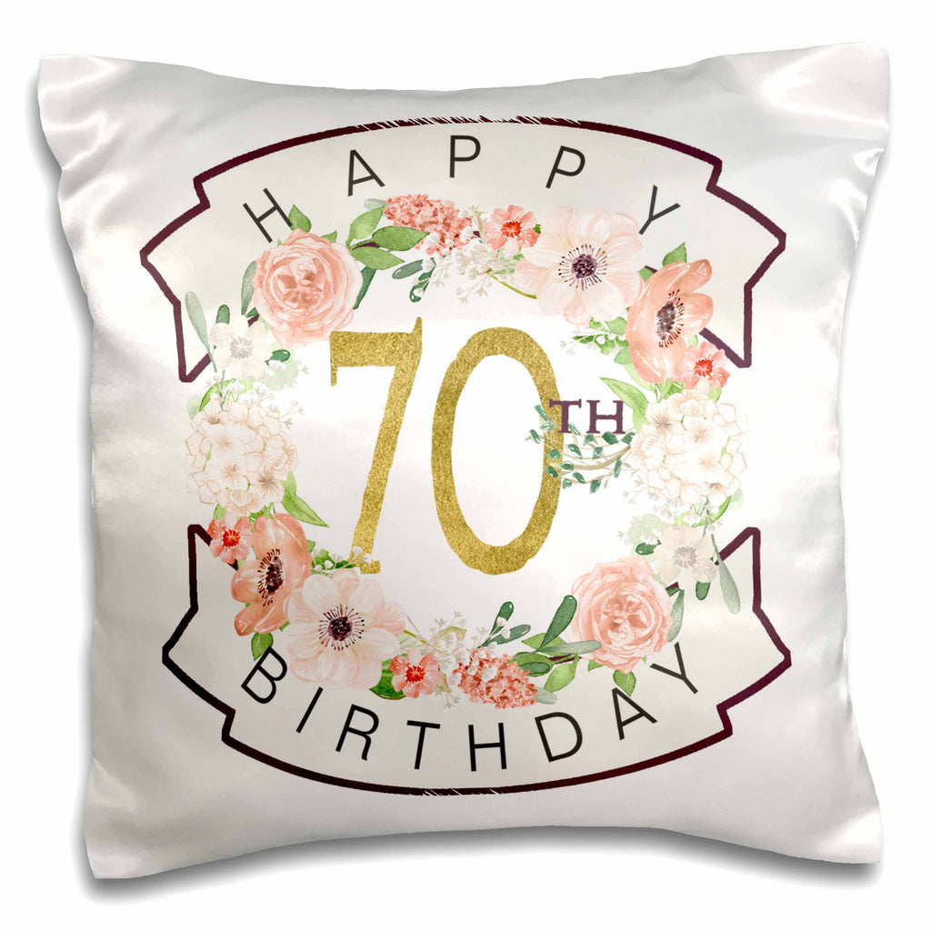 Happy 70th Birthday, Pillow