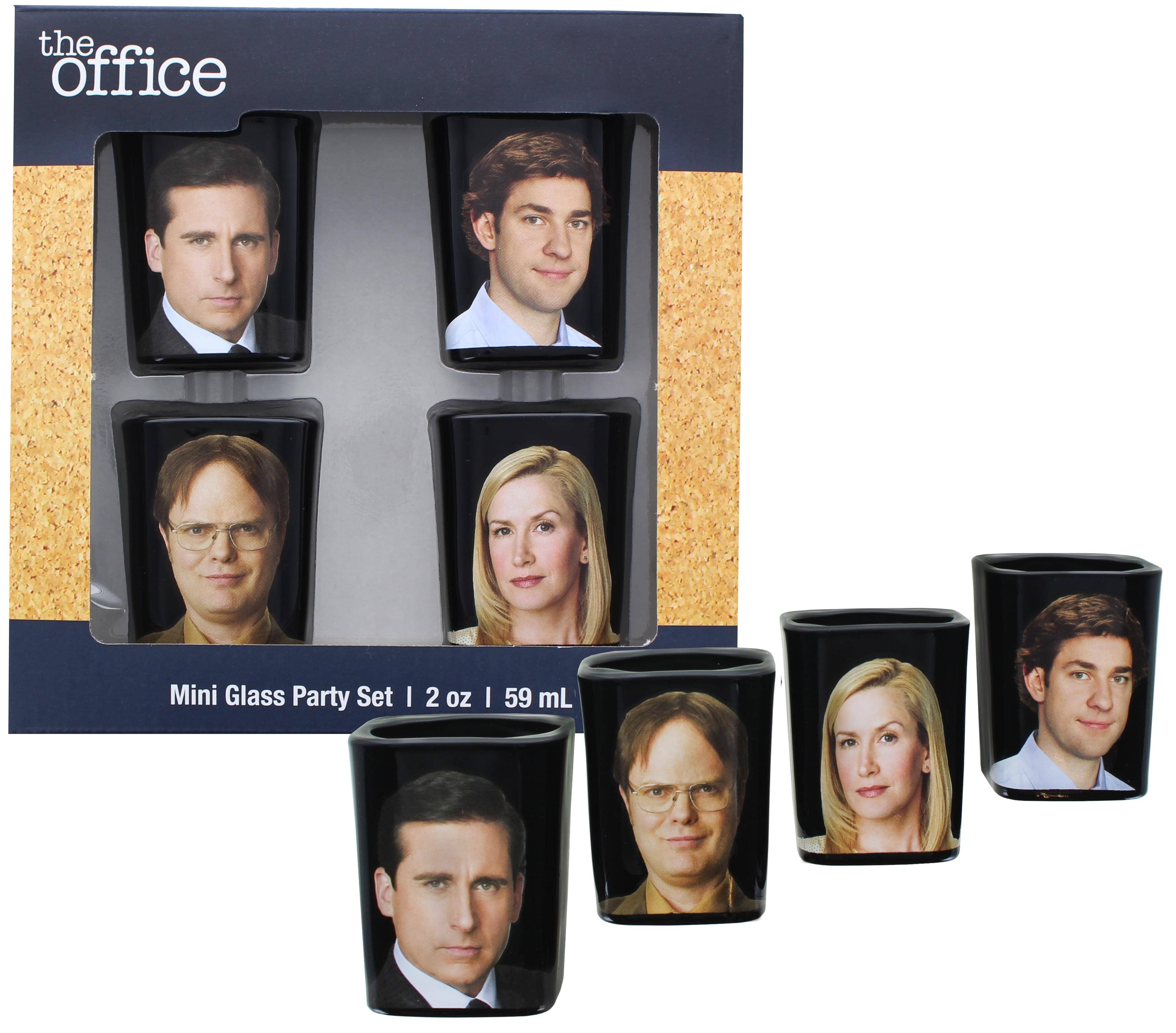 The Office Character Shot Glass Set of 4