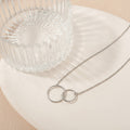 Women's Happy 18th Birthday Ring Necklace/Silver