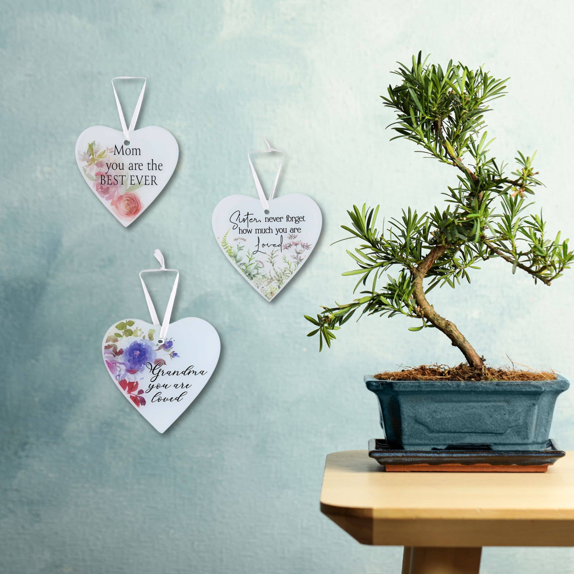 Grandma You Are Loved Glass Ornament