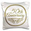 50th Anniversary 16x16 inch Pillow