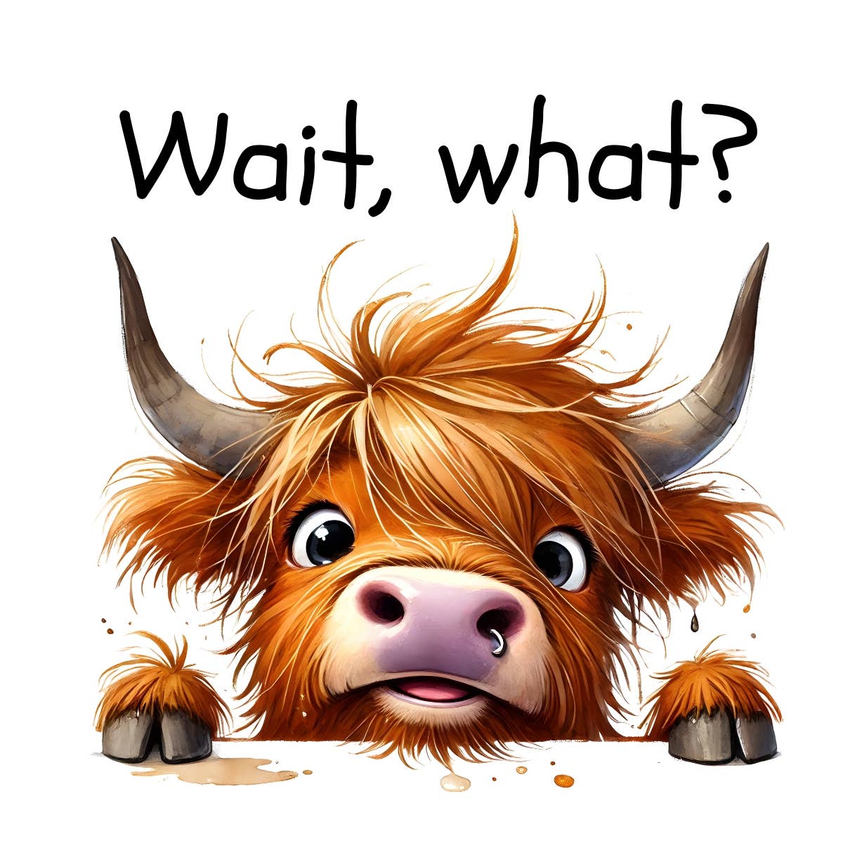Wait, what? Highland Cow Magnet