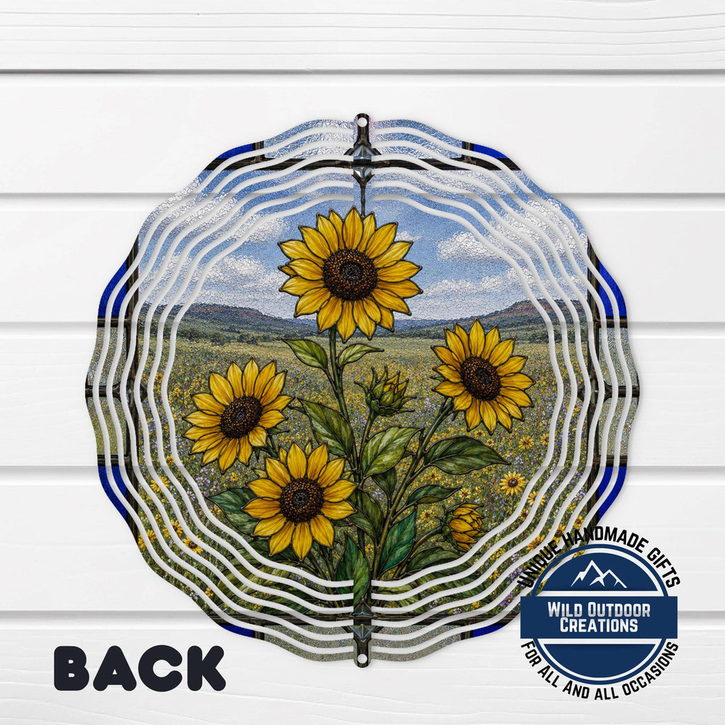 Sunflower Wind Spinner