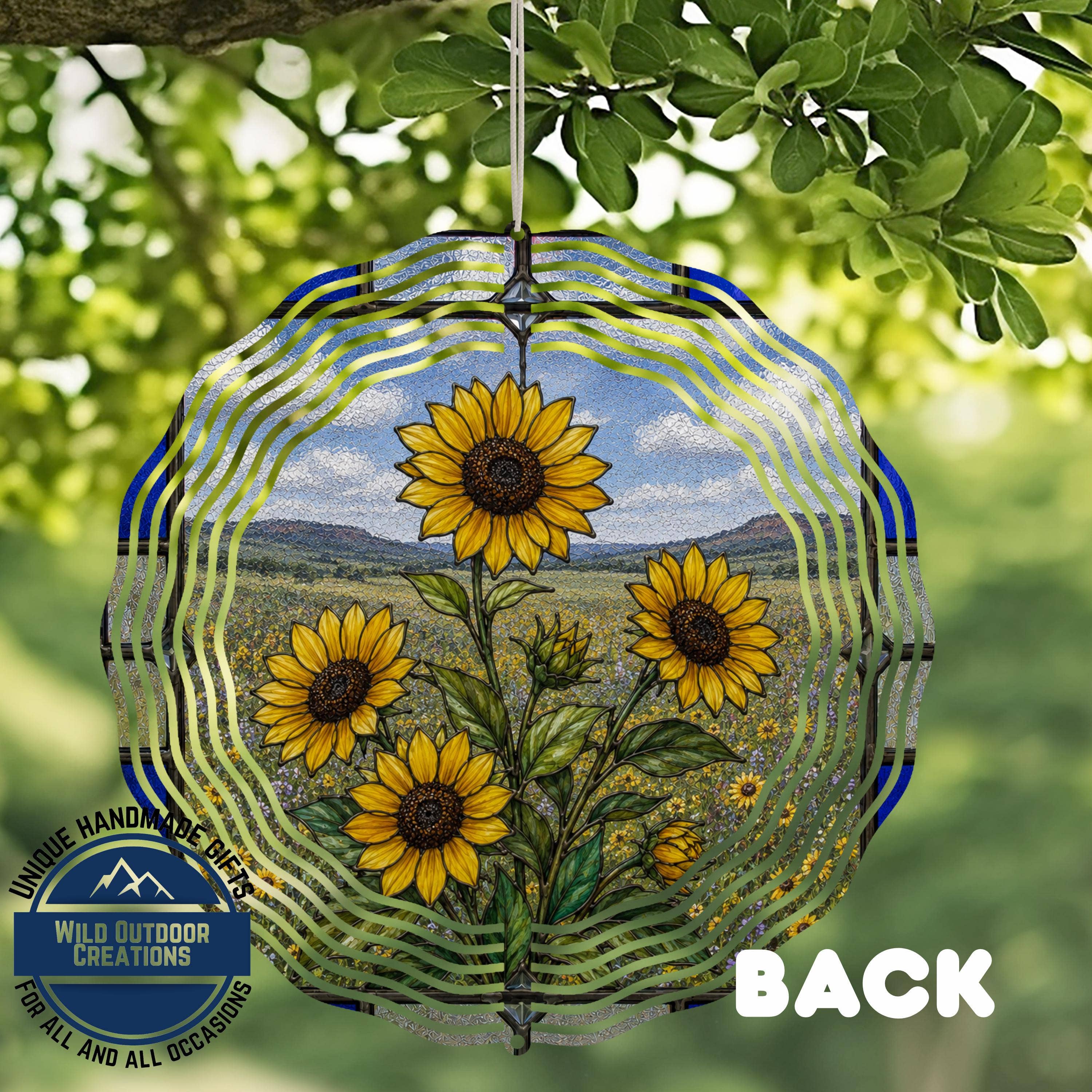 Sunflower Wind Spinner