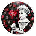 I Love Lucy Clock - Polka Dots