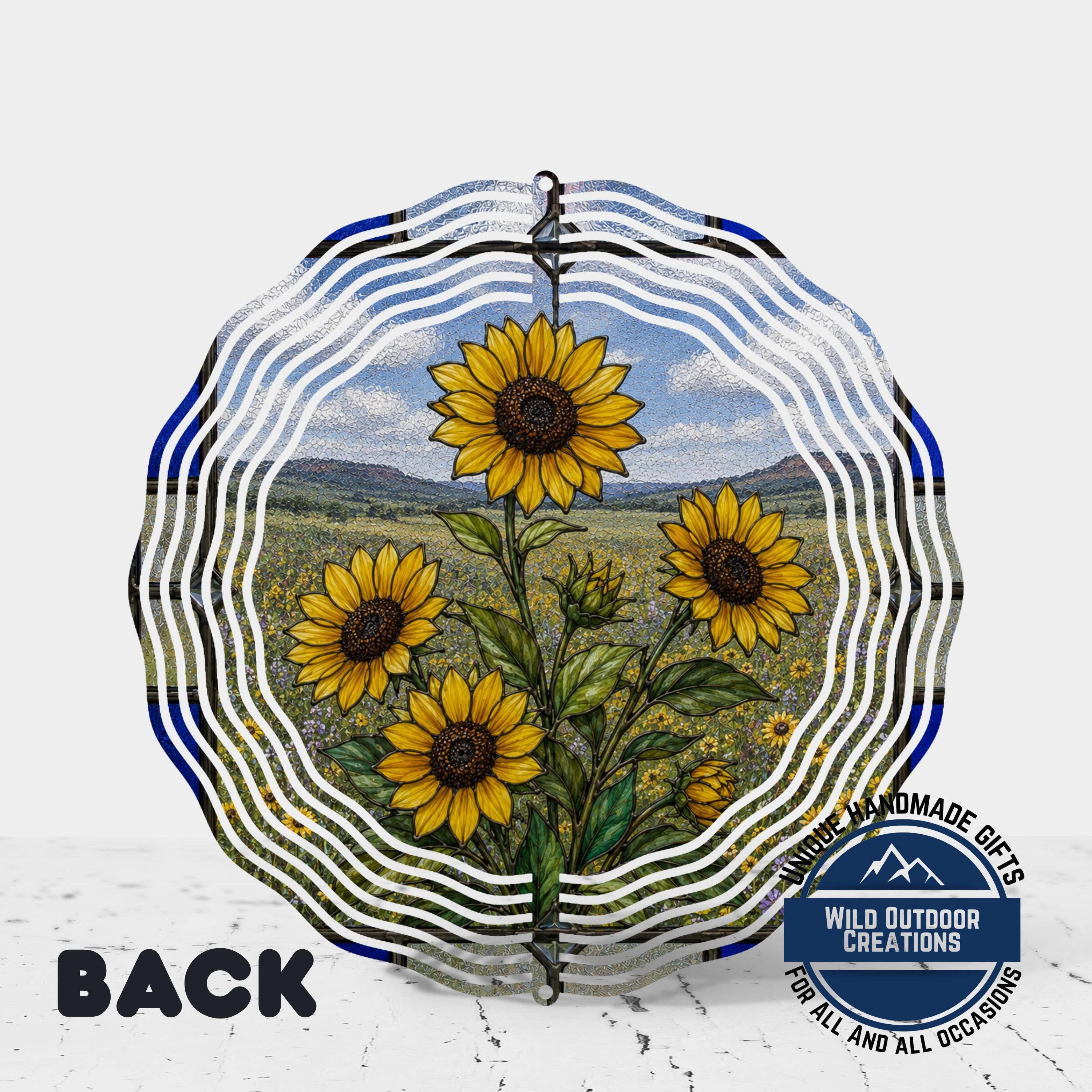 Sunflower Wind Spinner