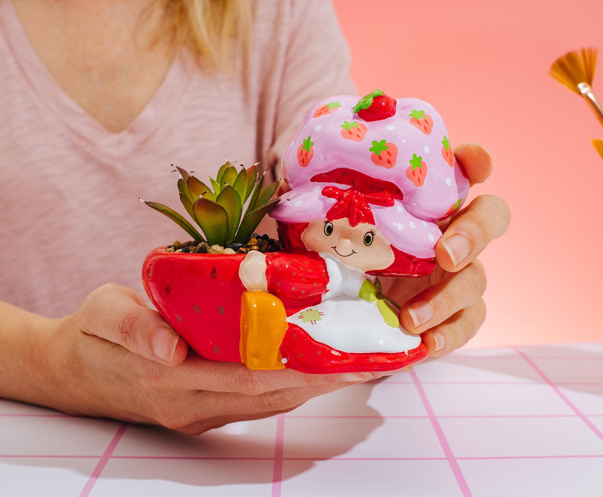 Strawberry Shortcake Ceramic Mini Planter