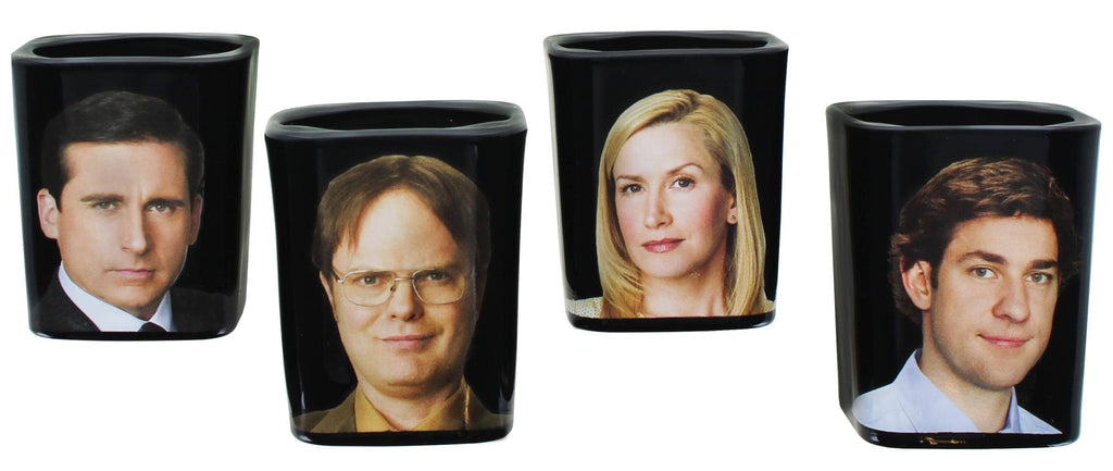 The Office Character Shot Glass Set of 4