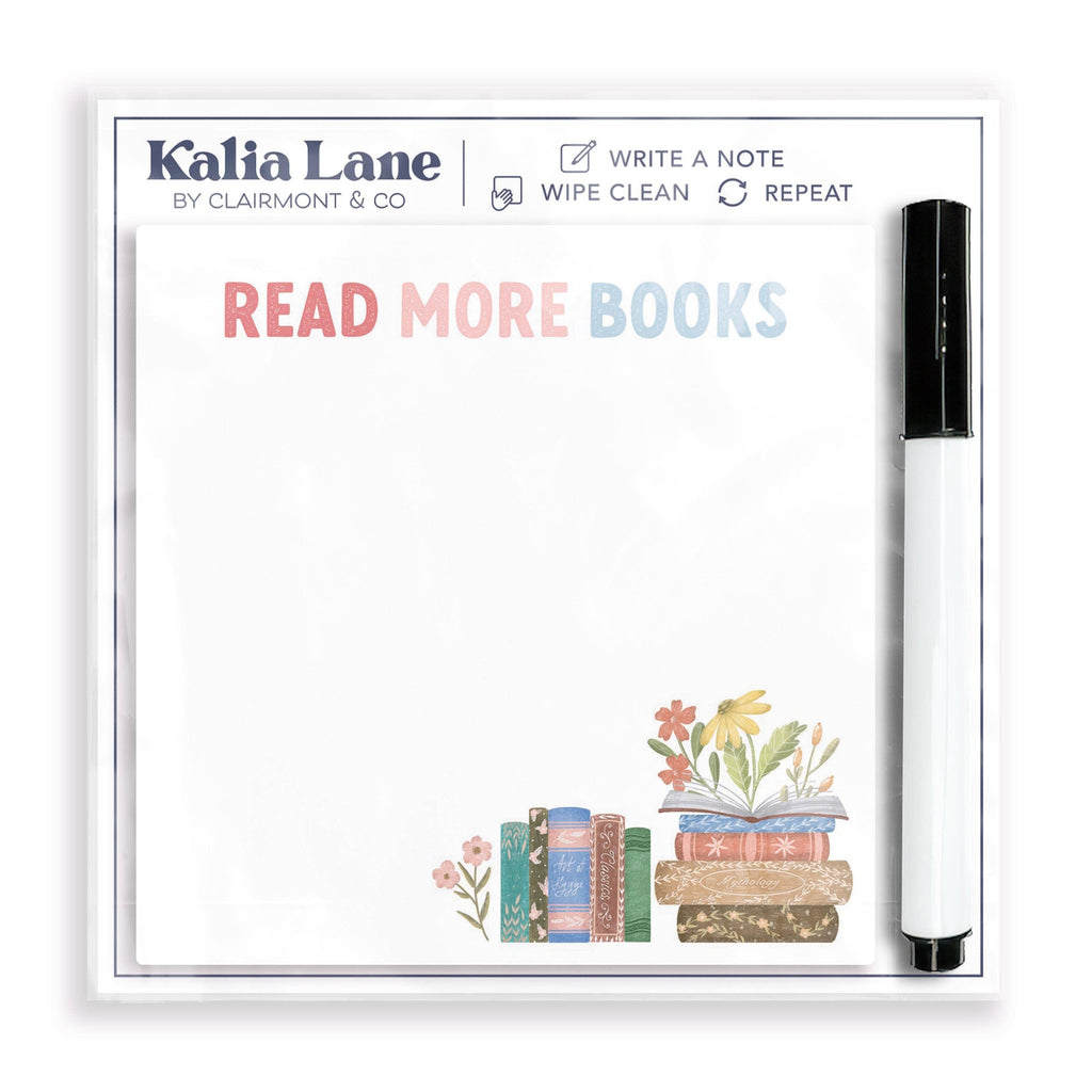 Read More Books Dry Erase Note Board