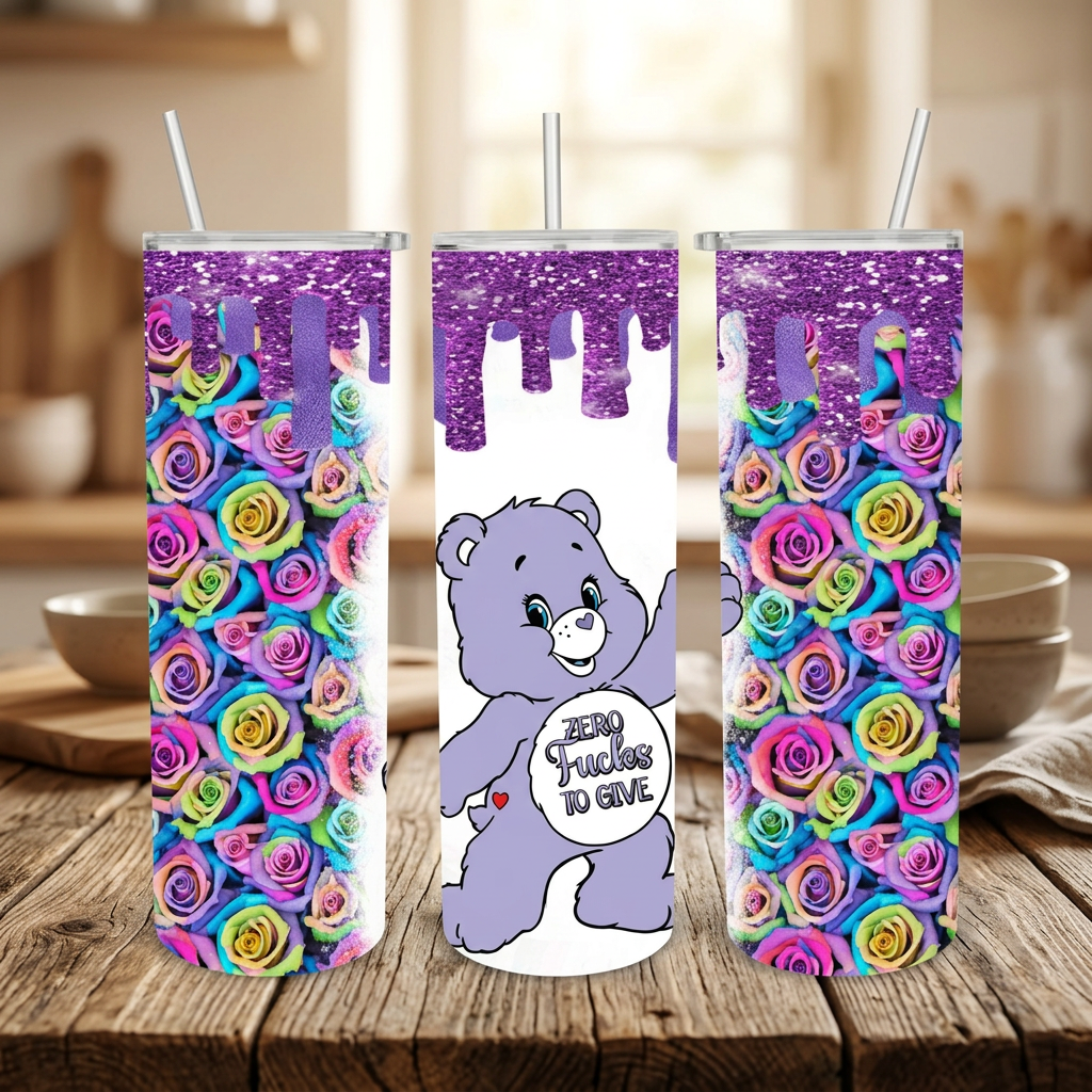 Care Bear Zero F's Tumbler